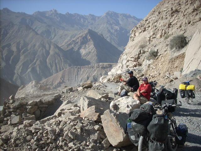 Great place for the night - before Anzob Pass (TJ, August 2008)